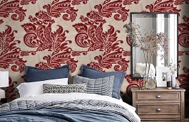 Обои IM105028 фото в интерьере спальни превью