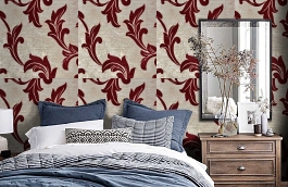 Обои IM105029 фото в интерьере спальни превью