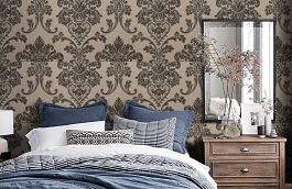 Обои PF800030 фото в интерьере спальни превью