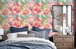 Обои 10220 фото в интерьере спальни превью