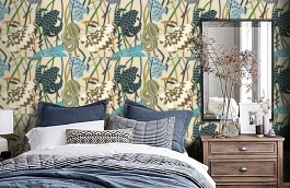 Обои 10230 фото в интерьере спальни превью