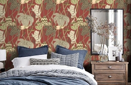 Обои 10232 фото в интерьере спальни превью