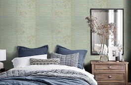 Обои 238-110 фото в интерьере спальни превью