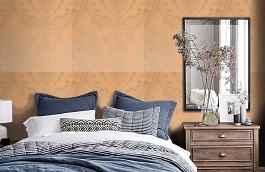 Обои 40 фото в интерьере спальни превью