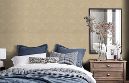 Обои 503-81 фото в интерьере спальни превью