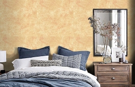 Обои 704S фото в интерьере спальни превью