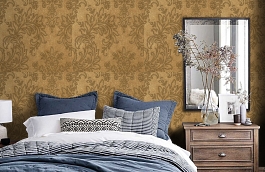 Обои IR 101-1 фото в интерьере спальни превью