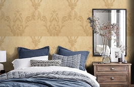 Обои IR 102-3 фото в интерьере спальни превью