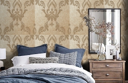 Обои IR 102-4 фото в интерьере спальни превью