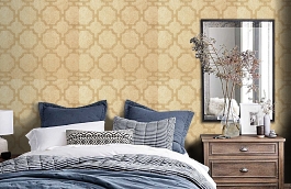 Обои IR 103-3 фото в интерьере спальни превью