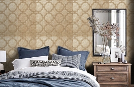 Обои IR 103-4 фото в интерьере спальни превью