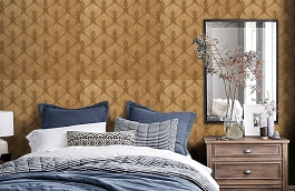 Обои IR 104-1 фото в интерьере спальни превью