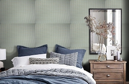 Обои KT01 фото в интерьере спальни превью