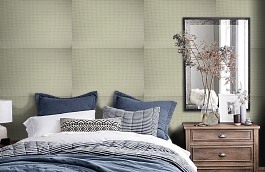 Обои KT04 фото в интерьере спальни превью