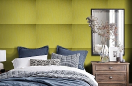 Обои KT09 фото в интерьере спальни превью