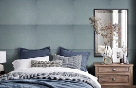 Обои KT35 фото в интерьере спальни превью