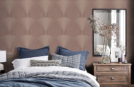 Обои ОК2 010 фото в интерьере спальни превью