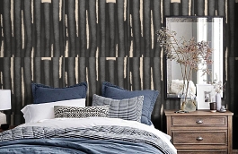 Обои CRF11 011 фото в интерьере спальни превью