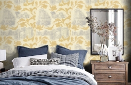 Обои 18116 фото в интерьере спальни превью