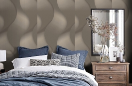 Обои 46405 фото в интерьере спальни превью