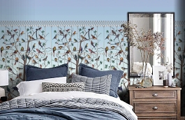 Обои 97/7021 фото в интерьере спальни превью