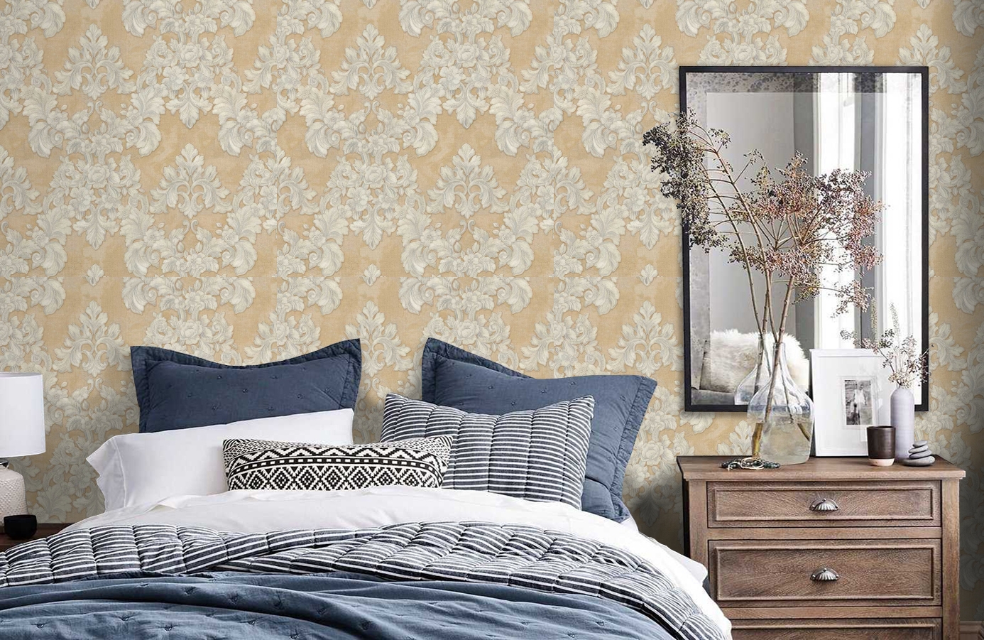 Обои 82247 фото в интерьере спальни