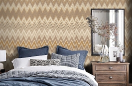 Обои 20061 фото в интерьере спальни превью