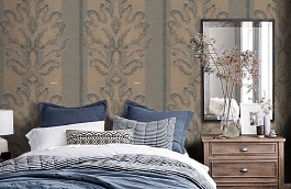 Обои 10 SN-C фото в интерьере спальни превью