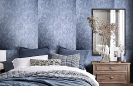 Обои 11FR-B фото в интерьере спальни превью