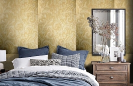 Обои 13FR-B фото в интерьере спальни превью