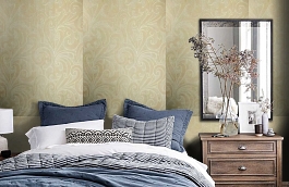Обои 2FR-B фото в интерьере спальни превью