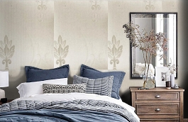 Обои 4FR-O фото в интерьере спальни превью