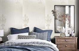 Обои 5FR-O фото в интерьере спальни превью