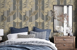 Обои 7 SN-A фото в интерьере спальни превью