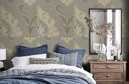 Обои 7 SN-B фото в интерьере спальни превью