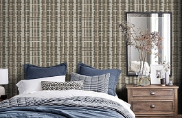 Обои 1105-6 фото в интерьере спальни превью