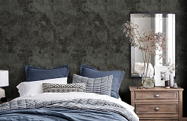 Обои 1108-5 фото в интерьере спальни превью