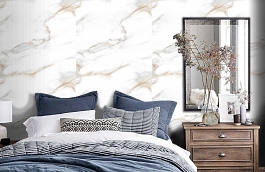 Обои 1109-1 фото в интерьере спальни превью