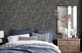 Обои 1504-5 фото в интерьере спальни превью