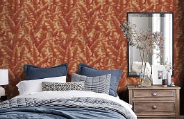 Обои 1507-4 фото в интерьере спальни превью