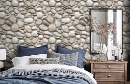 Обои 1602-1 фото в интерьере спальни превью