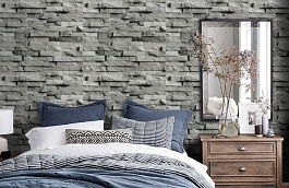 Обои 1603-3 фото в интерьере спальни превью