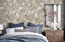 Обои 1604-1 фото в интерьере спальни превью