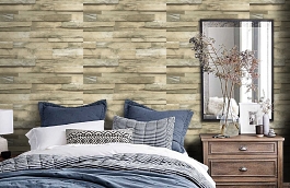 Обои 1612-1 фото в интерьере спальни превью