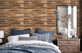 Обои 1612-2 фото в интерьере спальни превью