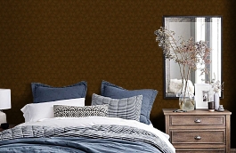 Обои 1616-4 фото в интерьере спальни превью