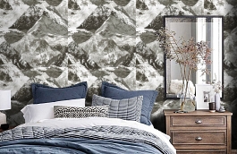 Обои 1622-3 фото в интерьере спальни превью