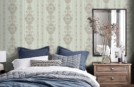 Обои 2608-3 фото в интерьере спальни превью