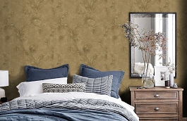 Обои 2618-3 фото в интерьере спальни превью