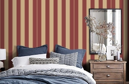 Обои 3704-9 фото в интерьере спальни превью